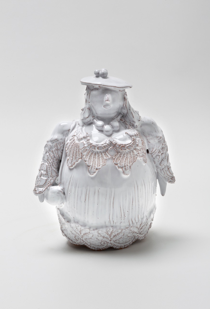 ceramiche artistiche De Braco massaia della domenica
