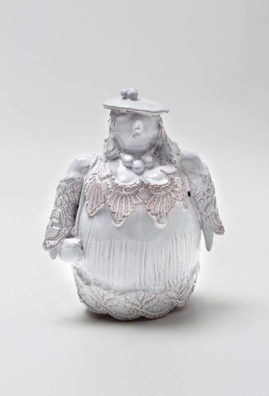 ceramiche artistiche De Braco massaia della domenica